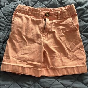 Carter's Coral Kids Dress Shorts with pockets, buttons, & adjustable waistband